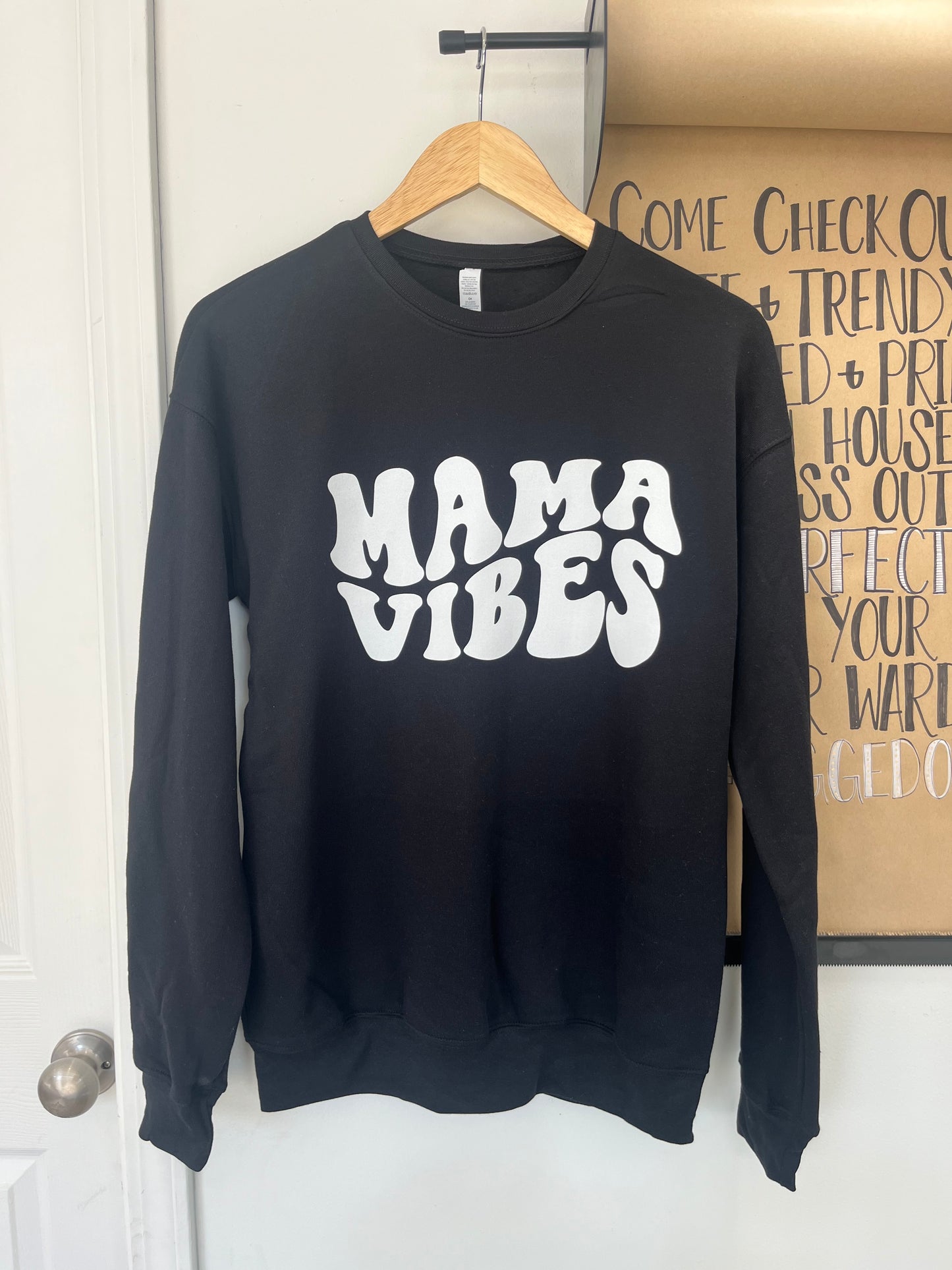 Mama Vibes Crewneck Sweatshirt