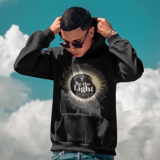 Lateral Gig | Be the Light Solar Eclipse 2024 Hooded Sweatshirt